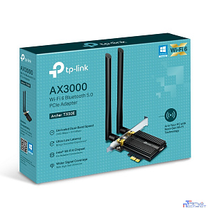 TP-Link Archer TX50E AX3000 Wi-Fi 6 Bluetooth 5.3 адаптер PCI Express