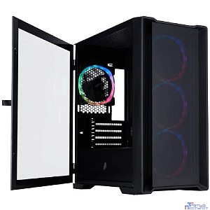 1STPLAYER TRILOBITE T4-G GLASS ARGB Black / mATX / 4x120mm ARGB fans / T4-G-BK-4FS7