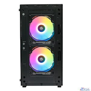 XASTRA Корпус A306M 3FRGB Black mATX/Mesh/ tempered glass / 3x 120mm FC120 FRGB fans/ A306M-3FC12F