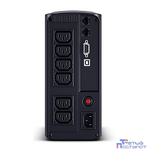ИБП CyberPower VP1000EILCD {Line-Interactive, Tower, 1000VA/550W USB/RS-232/RJ11/45  (6 IEC С13), 12В/9 Ач х 1}