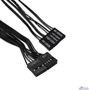 Exegate EX299200RUS Корпус Minitower ExeGate BAA-113-UNS450 (mATX, БП UNS450 с вент. 12см, 2*USB, аудио, черный)