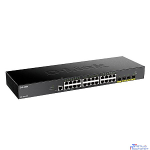 D-Link DGS-1250-28X/A1A  Управляемый L2 коммутатор c 24 портами 10/100/1000Base-T и 4 портами 10GBase-X SFP+