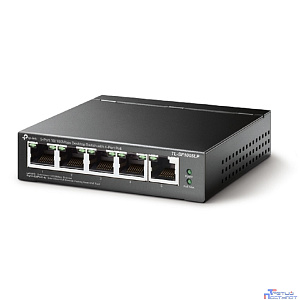 TP-Link TL-SF1005LP Настольный коммутатор с 5 портами 10/100 Мбит/с (4 порта PoE+)