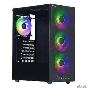Defender Корпус компьютерный RaptorX черный,ATX,4fans,switchM/BSync