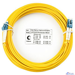 Cabeus FOP(d)-9-LC-LC-25m Шнур оптический duplex LC-LC 9/125 sm 25м LSZH