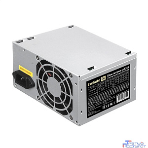 Exegate EX253681RUS-PC Блок питания 350W ExeGate AA350 (ATX, PC, 8cm fan, 24pin, 4pin, 2xSATA, IDE, кабель 220V в комплекте)