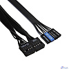 Exegate EX290172RUS Корпус Miditower ExeGate AA-440 (ATX, без БП, 2*USB, аудио, черный)