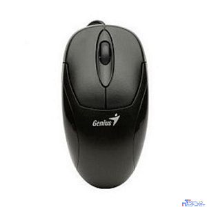 Genius Мышь XScroll V3 black { USB, G5 optical 1000dpi, подходит под обе руки } [31010233100/31010021400]