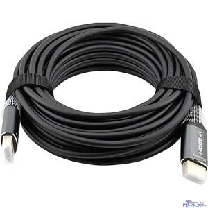 Кабель аудио-видео Cactus CS-HDMI-AOC-2-10 HDMI (m)/HDMI (m) 10м. позолоч.конт. черный