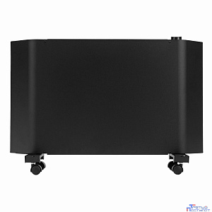 Denzel Конвектор электрический XCE-1500B, 230 В, 1500 Вт, черный, сушилка, колеса, Х-элемент [98128]