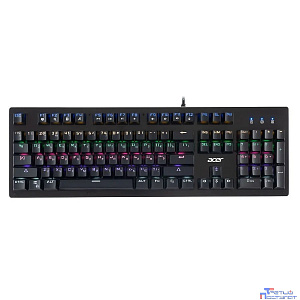 Acer OKW127 [ZL.KBDEE.00H] механическая черный USB for gamer LED