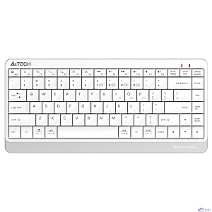 Клавиатура A4Tech Fstyler FBK11 белый/серый USB беспроводная BT/Radio slim [1595335]