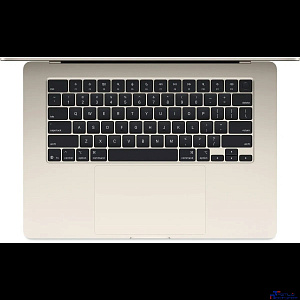 Apple MacBook Air 15-inch 2024 [MW1J3LL/A] (КЛАВ.РУС.ГРАВ.) Starlight 15.3" Liquid Retina {(2880x1864) M4 8C CPU 10C GPU/16GB/256GB SSD/рекоменд.переходник 1991284} (A3241) (США)