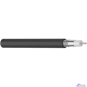 PROconnect (01-2205-1) Кабель коаксиальный RG-6U, 75Ом, CCS/Al/Al, 48%, 100м, OUTDOOR, черный
