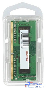 QUMO DDR4 SODIMM 16GB QUM4S-16G2666P19 PC4-21300, 2666MHz
