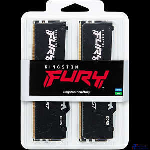 Kingston 64GB 5600MT/s DDR5 CL40 DIMM (Kit of 2) FURY Beast RGB KF556C40BB2AK2-64