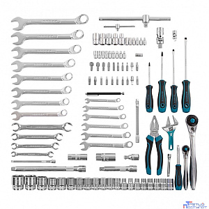 GROSS Набор инструментов 101 пред. , 120 зубьев, CrV, 1/4", 1/2" [14151]