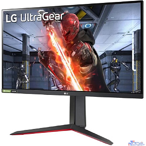 LCD LG 27" 27GN65R-B UltraGear черный и черный/красный {IPS 1920x1080 144Hz 1ms HDMI DisplayPort G-Sync HAS Pivot} [27gn65r-b.aruz]