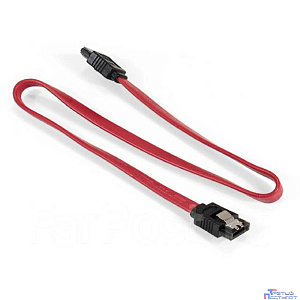 Exegate EX294730RUS Кабель SATA ExeGate EX-CC-SATA-DATA-0.3L (7pin/7pin, металлические защелки, 0,3м)