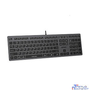 Клавиатура A4Tech Fstyler FX60 серый USB slim LED (FX60 GREY / WHITE)