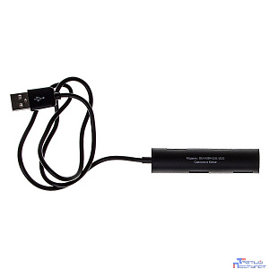 Разветвитель USB 2.0 Buro BU-HUB4-0.5R-U2.0 4порт. черный