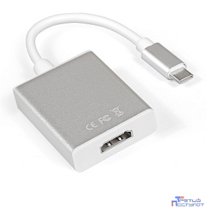 Exegate EX284937RUS Кабель-адаптер Type C-HDMI ExeGate EX-CM-HDMIF-0.15 (USB Type C/19F, 0,15м)