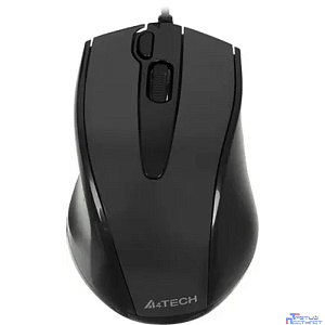 A-4Tech Мышь N-500F V-TRACK (серый глянец/черный) USB, 3+1 кл.-кн.,провод.мышь [641866]