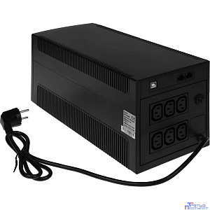PowerCom Raptor RPT-1025AP ИБП {Line-Interactive, 1025VA / 615W, Tower, 6 xC13, USB} (295838)
