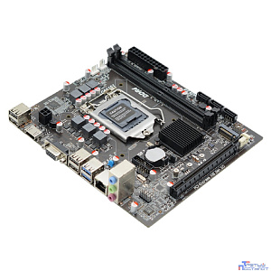 AFOX IH310C-MA6-V4 (Socket 1151, mATX, 2*DDR4(64Gb), VGA+ HDMI, 3*SATA3, 1*M.2, 1*PCIEx16, 4*USB 2.0, 2*USB 3.0, LAN 1*1G, RTL)