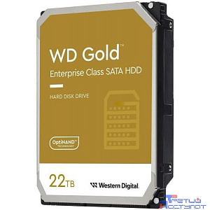 22TB WD Gold  (WD221KRYZ) {SATA III 6 Gb/s, 7200 rpm, 512Mb buffer}