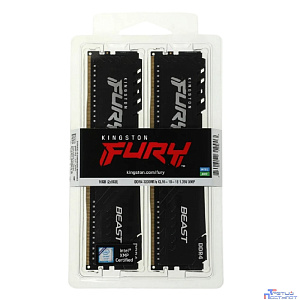 Kingston DDR4 DIMM 16GB Kit 2x8Gb KF432C16BBK2/16WP PC4-25600, 3200MHz, CL16
