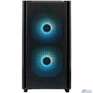 XASTRA Корпус A400M 3ARGB-C6 Black mATX/ Mesh/ Screwless TG+Mesh/2x140mm + 1x120mm FC ARGB PWM fans/Argb+PWM HUB 6port/ A400M-2FC14A-1FC12A-C6