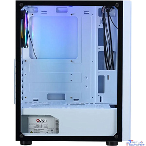 Корпус  Formula CL-3302W  RGB белый   , Midi-Tower, без БП,ATX   2xUSB2.0 1xUSB3.0 audio bott PSU