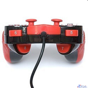 Dialog Action GP-A15, черно-красный {Геймпад, вибрация, 12 кнопок, USB}