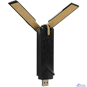 ASUS USB-AX56 Сетевой адаптер  Wi-Fi: 2.4 / 5 ГГц, Wi-Fi 802.11: b (Wi-Fi 1), a (Wi-Fi 2), g (Wi-Fi 3), n (Wi-Fi 4), ac (Wi-Fi 5), ax (Wi-Fi 6) черный (90IG06H0-MO0R10) (no cradle)