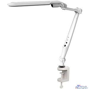 Camelion KD-830  C01 бел LED (Свет-к наст.,10 Вт,230В, на струбц.,600 лм,сенс. рег.ярк и цвет.темп.)