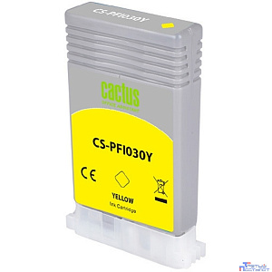 Картридж струйный Cactus CS-PFI030Y PFI-030Y желт.пигм. (55мл) для Canon imagePROGRAF TA-20/30