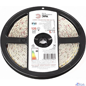 ЭРА Б0035600 Светодиодная лента LS2835 -9,6-120LED-IP65-WW-eco-5m