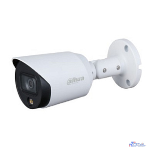 DAHUA DH-HAC-HFW1239TP-A-LED-0280B-S2 Уличная цилиндрическая HDCVI-видеокамера Full-color Starlight 2Мп, 1/2.8” CMOS, объектив 2.8мм, LED 20м, IP67, корпус: металл, пластик