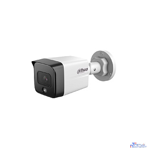DAHUA DH-IPC-HFW1230TC1P-A-0280B-S6 Уличная цилиндрическая IP-видеокамера 2Мп, 1/2.8” CMOS, объектив 2.8мм, обнаружение людей, ИК 30м, IP67, металл/пластик