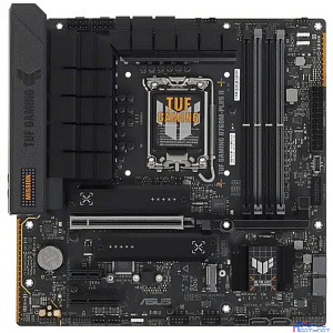 ASUS TUF GAMING B760M-PLUS II (Socket 1700, mATX, 4xDDR5(192GB), DP/HDMI, 1xPCIe 5.0x16/1xPCIe 4.0x4, 1xPCIe 3.0, 1xLAN (2.5GbE), 4xSATA 6Gb/s, 3xM.2, 1xType-C, 3xUSB 3.2, 4xUSB)