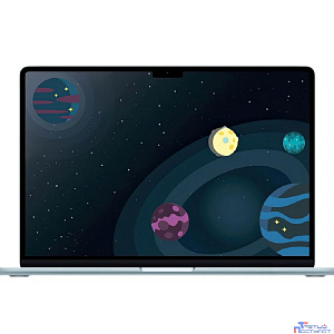Apple MacBook Air 15-inch 2024 [MC7A4ZP/A] (КЛАВ.РУС.ГРАВ.) Sky Blue 15.3" Liquid Retina {(2880x1864) M4 8C CPU 10C GPU/16GB/256GB SSD/рекоменд.переходник 1991284} (A3241)