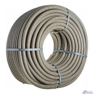 ЭРА Б0036839 Труба гофрированная ПВХ GOFR-20-100-PVC-building  (серый) Строительная d 20мм с зонд. легкая 100м