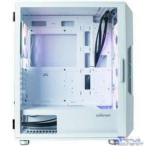ZALMAN I3 NEO White, без БП, боковое окно (закаленное стекло), белый,  ATX