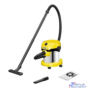 Строительный пылесос Karcher WD 2 Plus S V-15/4/18,  желтый [1.628-050.0]