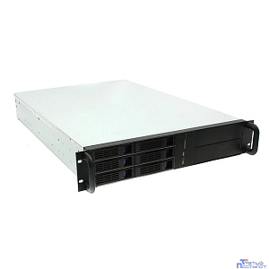 Procase ES206S-SATA3-B-0 {2U 6 SATAII/SAS hotswap HDD, глубина 550мм, MB 12"x10.5", без Б/П,черный}