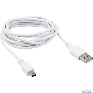 Rexant (18-1134) Кабель USB-A – mini USB, 1А, 1,8м, ПВХ, белый
