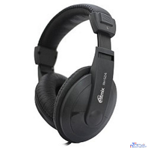 RITMIX RH-524, Black {Наушники. 40 мм, 20-20000 Гц, 32 Ом, 99 дБ ± 3 дБ, 3.5мм, 2м}