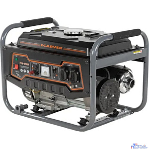 Генератор CARVER PPG- 3900А бензин [01.020.00012] { (LT-170F, 2,9/3,2кВт, 220В, бак 15л)(16 шт/пал) }