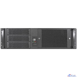 Procase EM338F-B-0 Корпус 3U Rack server case,съемный фильтр, черный, без блока питания, глубина 380мм, MB 12"x9.6"